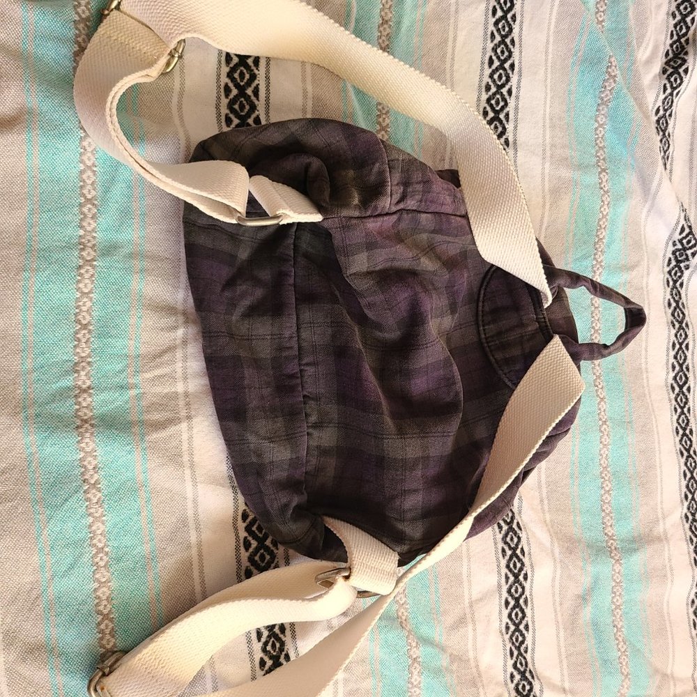 brandy melville john galt mini backpack plaid - Picture 7 of 9